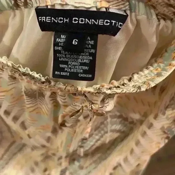 French Connection silk chiffon dress - Picture 2 of 3